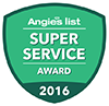 Angies list super service award 2016